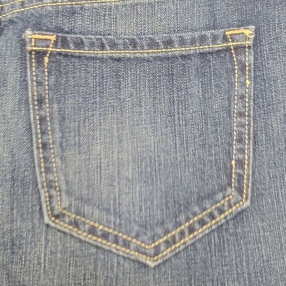 Old Navy Women's Denim Jean Mini Skirt Size 2 Medium Wash Blue Pockets 31x13.5 - Picture 8 of 8